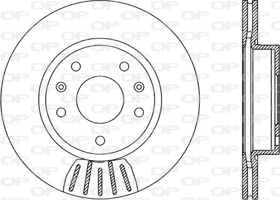 BDR1968.20 OPEN PARTS Тормозной диск (фото 1)