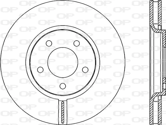 BDR1981.20 OPEN PARTS Тормозной диск (фото 1)