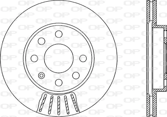 BDR1983.20 OPEN PARTS Тормозной диск (фото 1)