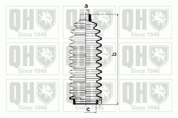 QG1175 QUINTON HAZELL Пыльник рулевой рейки (тяги) (фото 1)