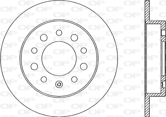 BDR2048.10 OPEN PARTS Тормозной диск (фото 1)