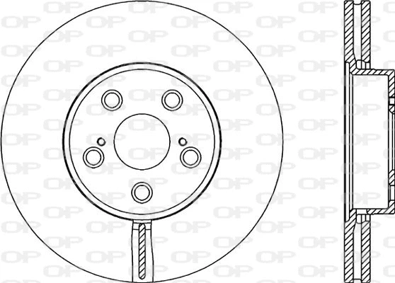 BDR2057.20 OPEN PARTS Тормозной диск (фото 1)