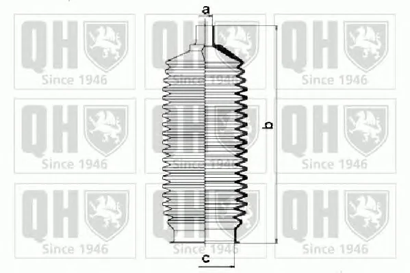 QG1176 QUINTON HAZELL Пыльник рулевой рейки (тяги) (фото 1)