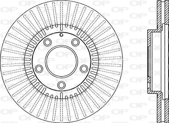 BDR2075.20 OPEN PARTS Тормозной диск (фото 1)