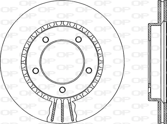 BDR2113.20 OPEN PARTS Тормозной диск (фото 1)