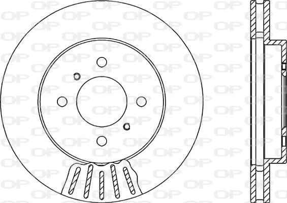 BDR2123.20 OPEN PARTS Тормозной диск (фото 1)