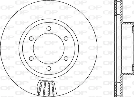 BDR2149.20 OPEN PARTS Тормозной диск (фото 1)