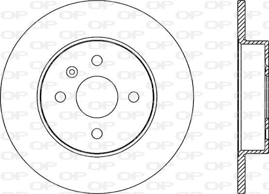 BDR2175.10 OPEN PARTS Тормозной диск (фото 1)