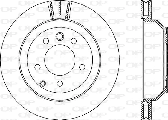 BDR2195.20 OPEN PARTS Тормозной диск (фото 1)