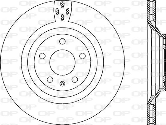 BDR2201.20 OPEN PARTS Тормозной диск (фото 1)