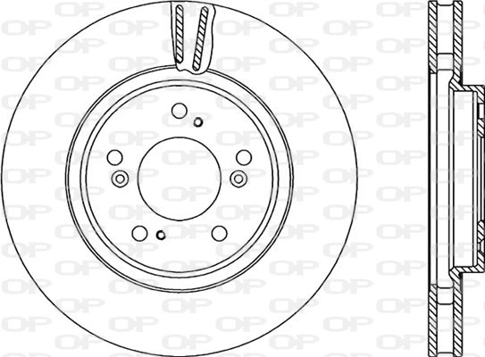 BDR2202.20 OPEN PARTS Тормозной диск (фото 1)