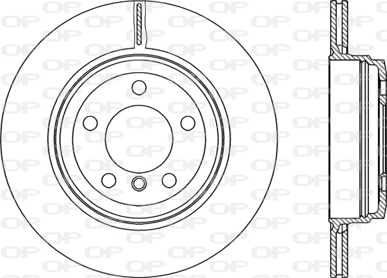 BDR2221.20 OPEN PARTS Тормозной диск (фото 1)