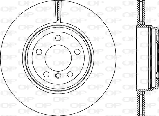 BDR2222.20 OPEN PARTS Тормозной диск (фото 1)