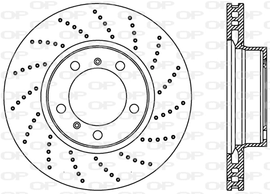 BDR2230.25 OPEN PARTS Тормозной диск (фото 1)