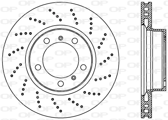 BDR2231.25 OPEN PARTS Тормозной диск (фото 1)