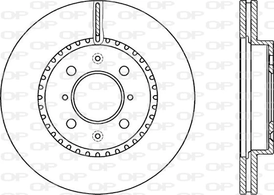 BDR2233.20 OPEN PARTS Тормозной диск (фото 1)