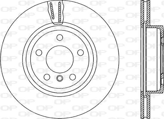 BDR2236.20 OPEN PARTS Тормозной диск (фото 1)