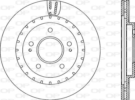 BDR2239.20 OPEN PARTS Тормозной диск (фото 1)