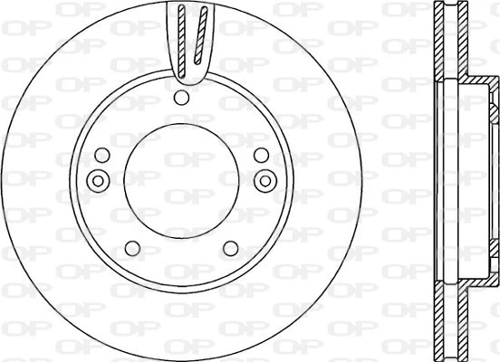 BDR2240.20 OPEN PARTS Тормозной диск (фото 1)