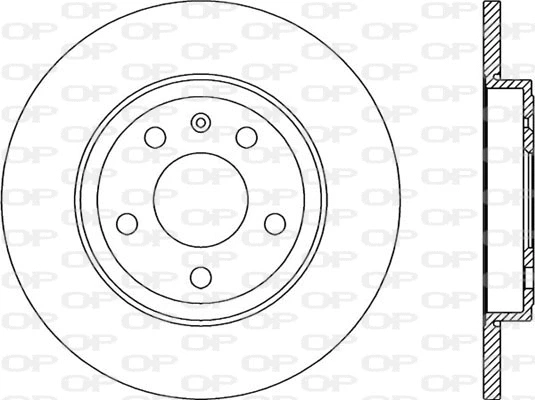 BDR2261.10 OPEN PARTS Тормозной диск (фото 1)