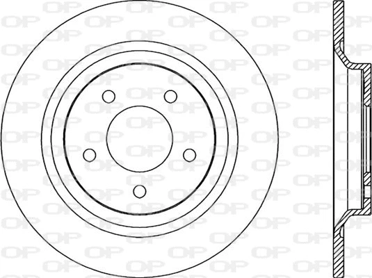 BDR2264.10 OPEN PARTS Тормозной диск (фото 1)