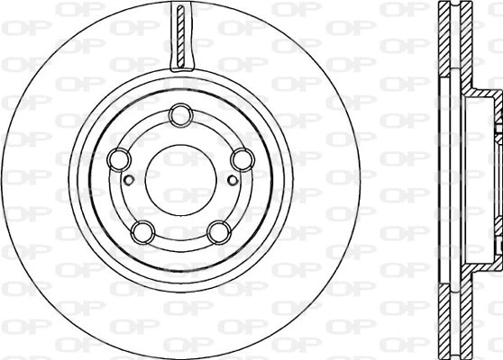 BDR2266.20 OPEN PARTS Тормозной диск (фото 1)