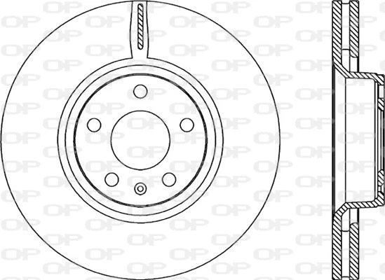 BDR2269.20 OPEN PARTS Тормозной диск (фото 1)