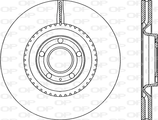 BDR2270.20 OPEN PARTS Тормозной диск (фото 1)