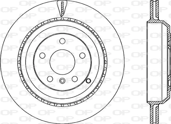 BDR2297.20 OPEN PARTS Тормозной диск (фото 1)