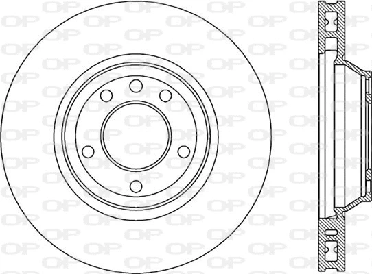 BDR2299.20 OPEN PARTS Тормозной диск (фото 1)