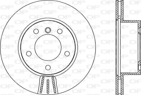 BDR2328.20 OPEN PARTS Тормозной диск (фото 1)