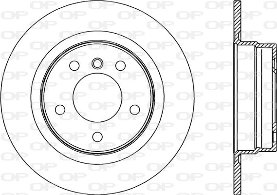 BDR2335.10 OPEN PARTS Тормозной диск (фото 1)