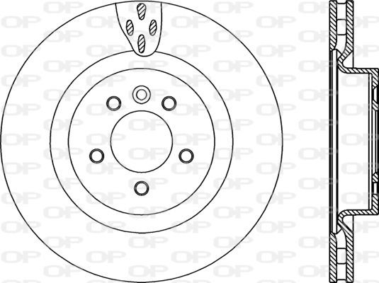 BDR2362.20 OPEN PARTS Тормозной диск (фото 1)