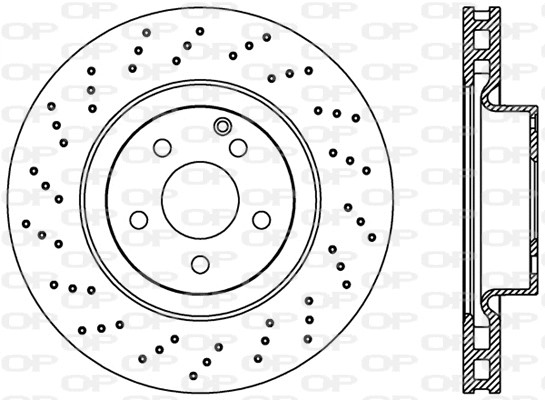 BDR2373.25 OPEN PARTS Тормозной диск (фото 1)