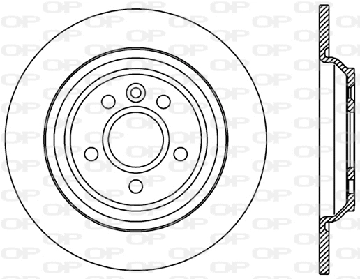 BDR2379.10 OPEN PARTS Тормозной диск (фото 1)