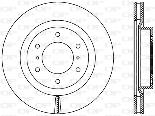 BDR2406.20 OPEN PARTS Тормозной диск (фото 1)