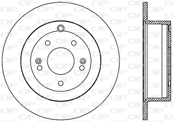 BDR2410.10 OPEN PARTS Тормозной диск (фото 1)