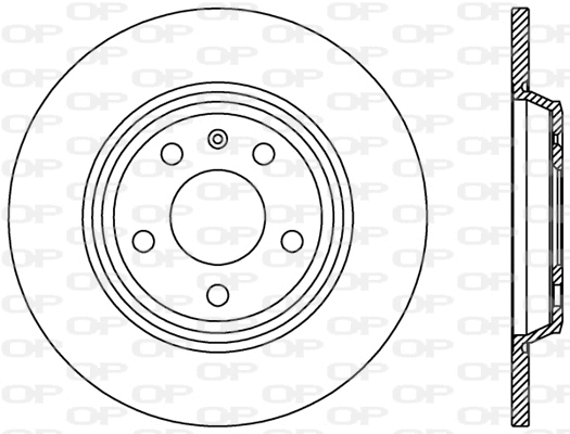 BDR2413.10 OPEN PARTS Тормозной диск (фото 1)