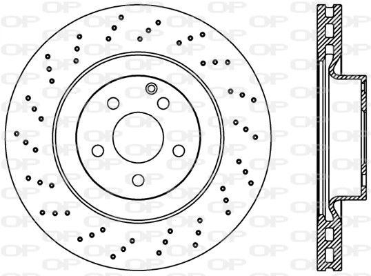 BDR2420.25 OPEN PARTS Тормозной диск (фото 1)