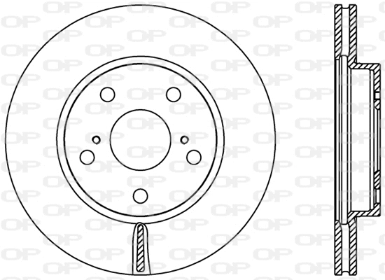 BDR2423.20 OPEN PARTS Тормозной диск (фото 1)