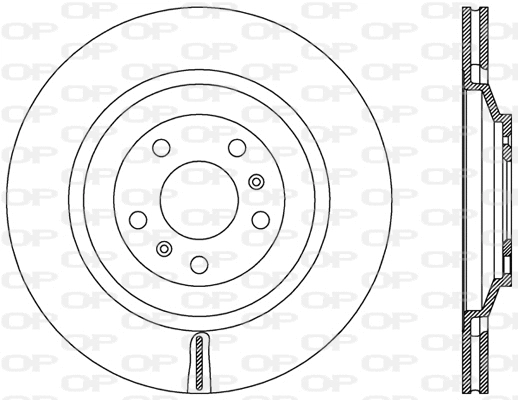 BDR2441.20 OPEN PARTS Тормозной диск (фото 1)