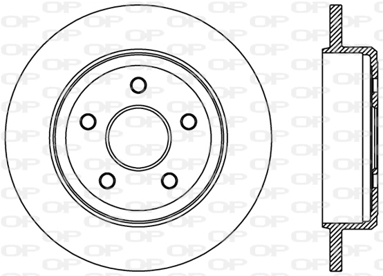 BDR2446.10 OPEN PARTS Тормозной диск (фото 1)