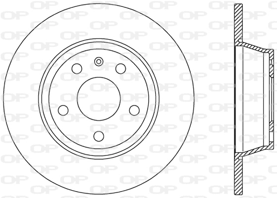 BDR2449.10 OPEN PARTS Тормозной диск (фото 1)