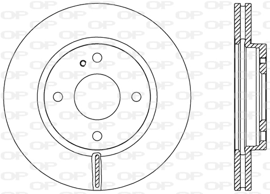 BDR2454.20 OPEN PARTS Тормозной диск (фото 1)