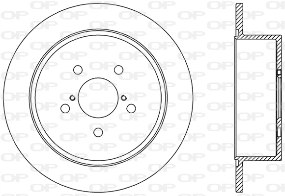 BDR2470.10 OPEN PARTS Тормозной диск (фото 1)