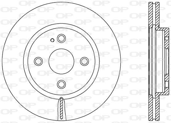 BDR2490.20 OPEN PARTS Тормозной диск (фото 1)