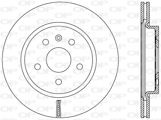 BDR2497.20 OPEN PARTS Тормозной диск (фото 1)