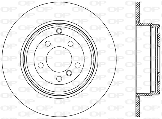 BDR2504.10 OPEN PARTS Тормозной диск (фото 1)