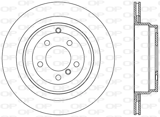 BDR2506.20 OPEN PARTS Тормозной диск (фото 1)