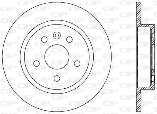 BDR2537.10 OPEN PARTS Тормозной диск (фото 1)